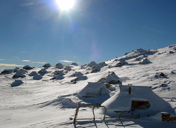 Snowshoeing Velika Planina Slovenia Winter activities Slovenia - Snowshoeing