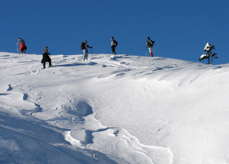 Outdoor activities Slovenia - snowshoeing trips