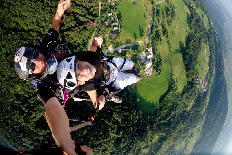 Slovenia tandem paragliding