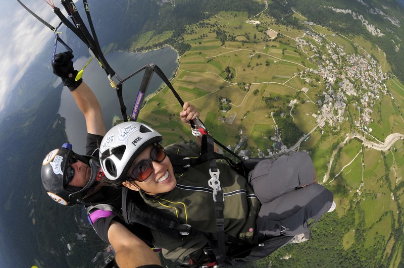 Tandem paragliding Bohinj