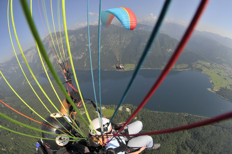 Slovenia outdoor activities - tandem paragliding